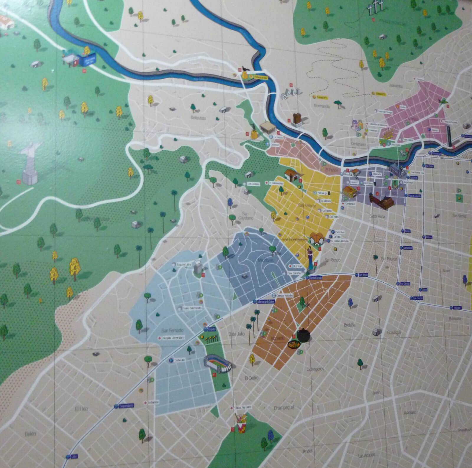 Cali good neighbourhood to live, Granada, El Penon, San Antonio, Miraflores, San Fernando