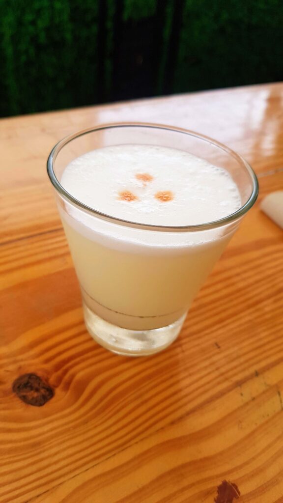 Luchito’s cooking class My Pisco sour